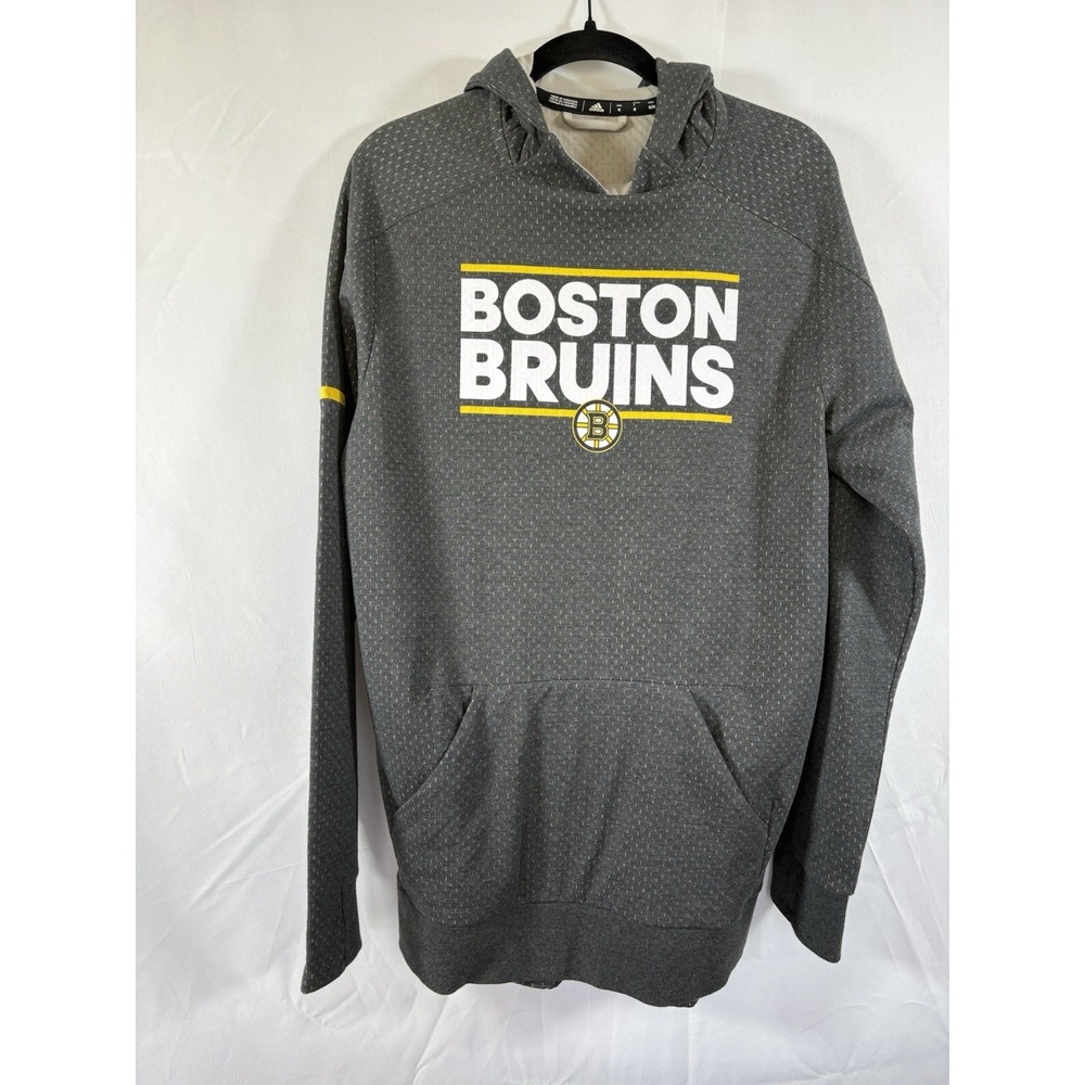 adidas pullover hoodie sweatshirt boston bruins long sleeve